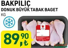 BAKPİLİÇ DONUK BÜYÜK TABAK BAGET KG BAKPİLİÇ DONUK BÜYÜK TABAK BAGET KG